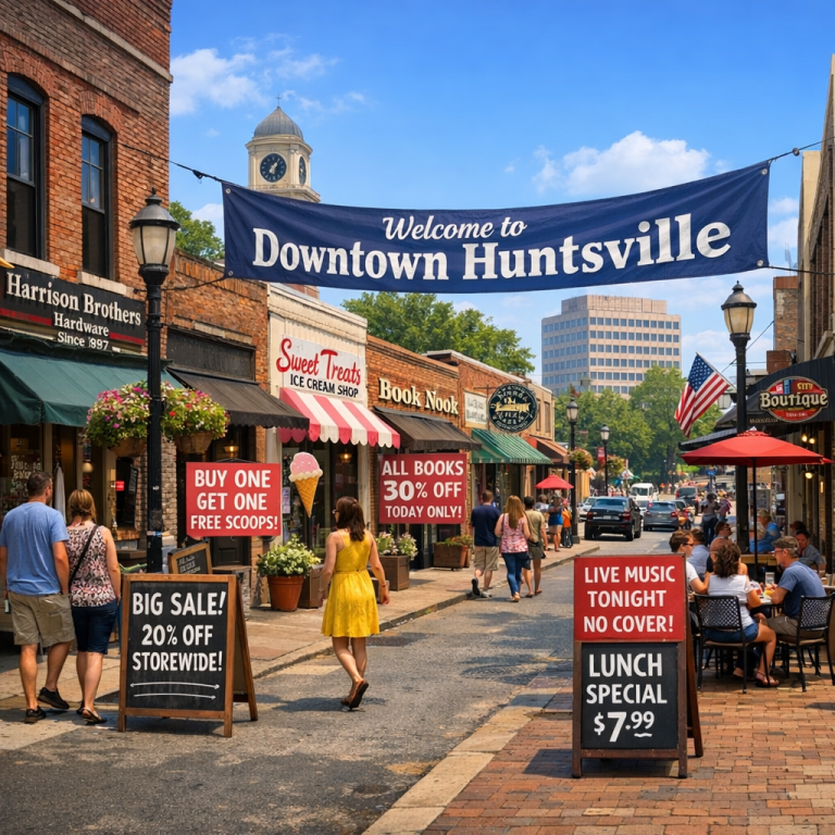 Exclusive Deals and Discounts from Huntsville’s Local Businesses